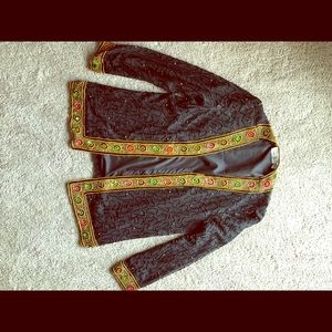 Hand beaded Vintage Blazer